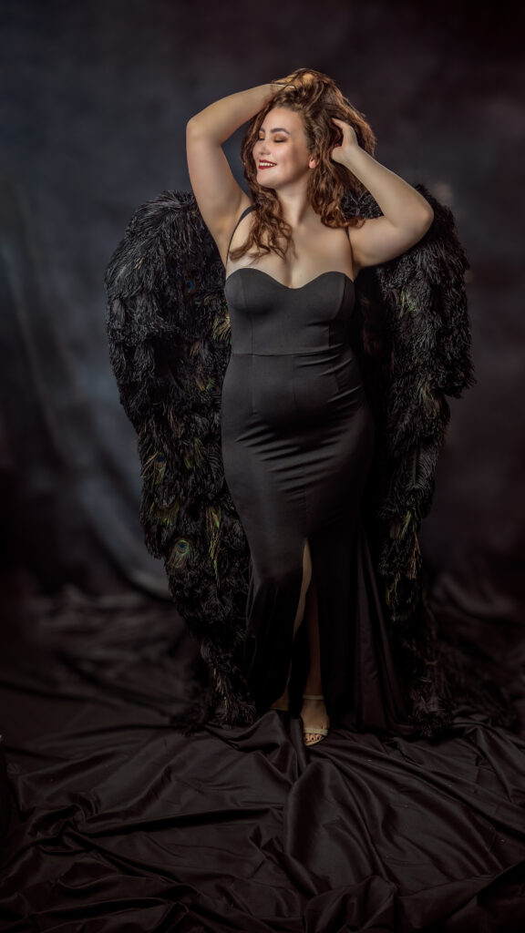 body positivity and empowerment with boudoir and glamour photoshoots in lakeland florida